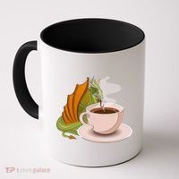 Coffee Caffeine Dragon Coffee Mug thumb 0