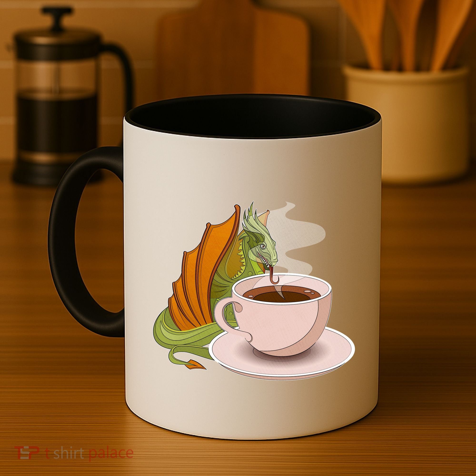 Coffee Caffeine Dragon Coffee Mug
