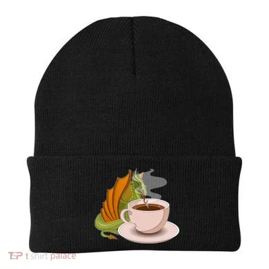 Coffee Caffeine Dragon Beanie