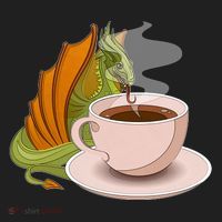 Coffee Caffeine Dragon Beanie thumb 2