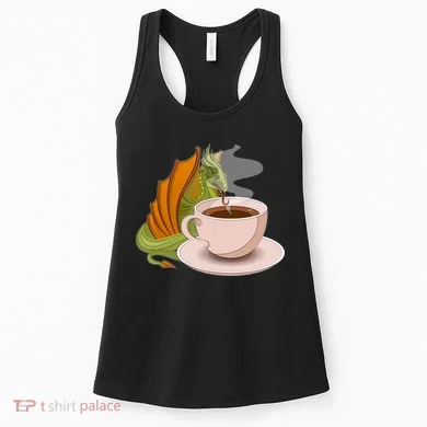 Coffee Caffeine Dragon Women's Tank Top