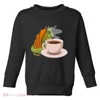 Coffee Caffeine Dragon Toddler Sweatshirt thumb 0