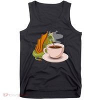 Coffee Caffeine Dragon Tank Top thumb 0