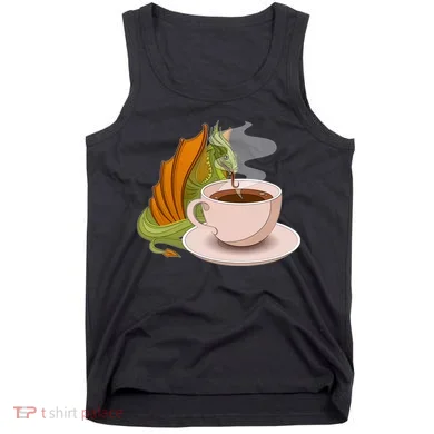 Coffee Caffeine Dragon Tank Top