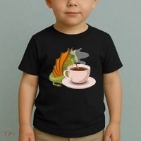 Coffee Caffeine Dragon Toddler T-Shirt thumb 2