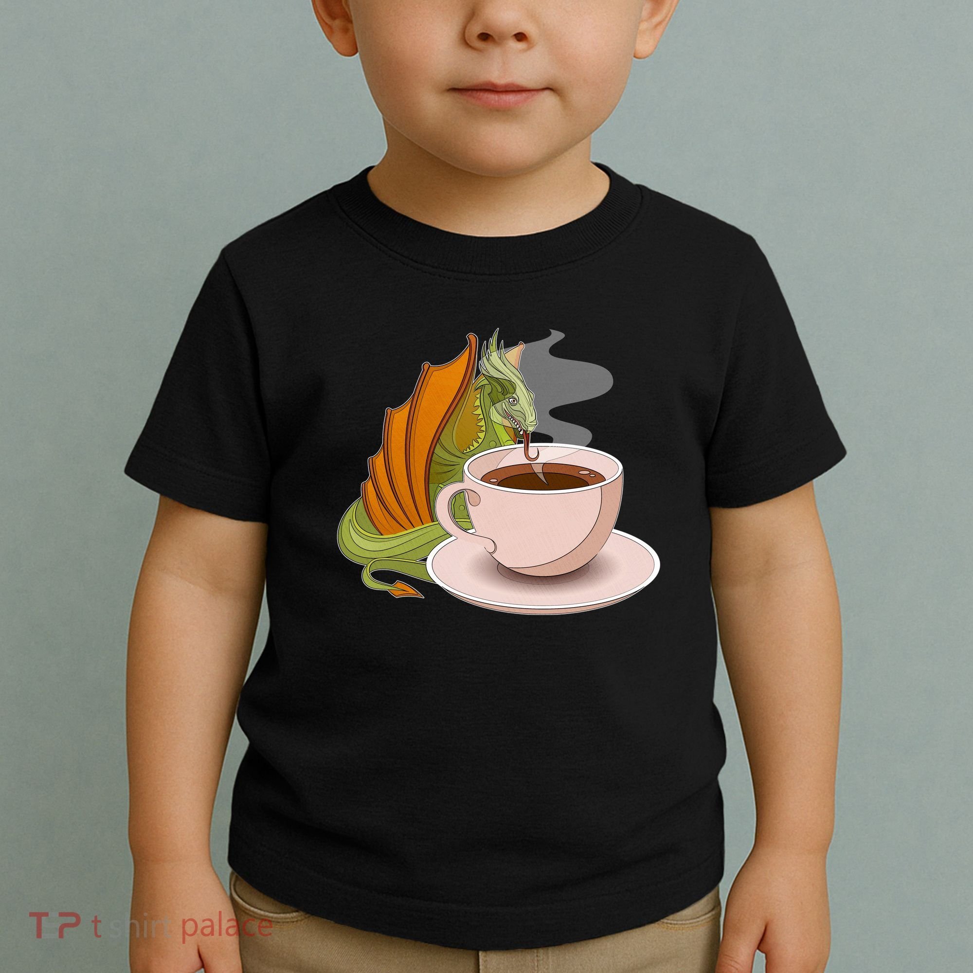 Coffee Caffeine Dragon Toddler T-Shirt