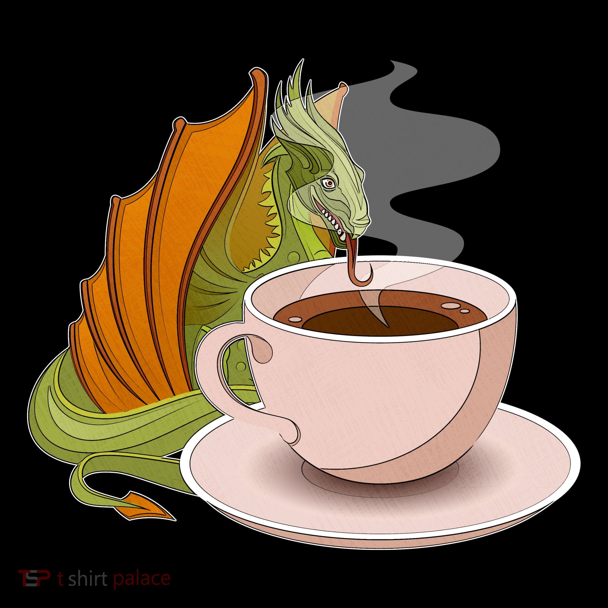 Coffee Caffeine Dragon Toddler T-Shirt