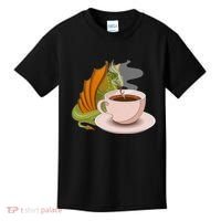 Coffee Caffeine Dragon Kids T-Shirt thumb 0
