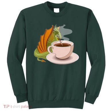 Coffee Caffeine Dragon Sweatshirt
