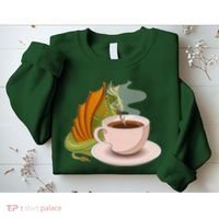 Coffee Caffeine Dragon Sweatshirt thumb 2