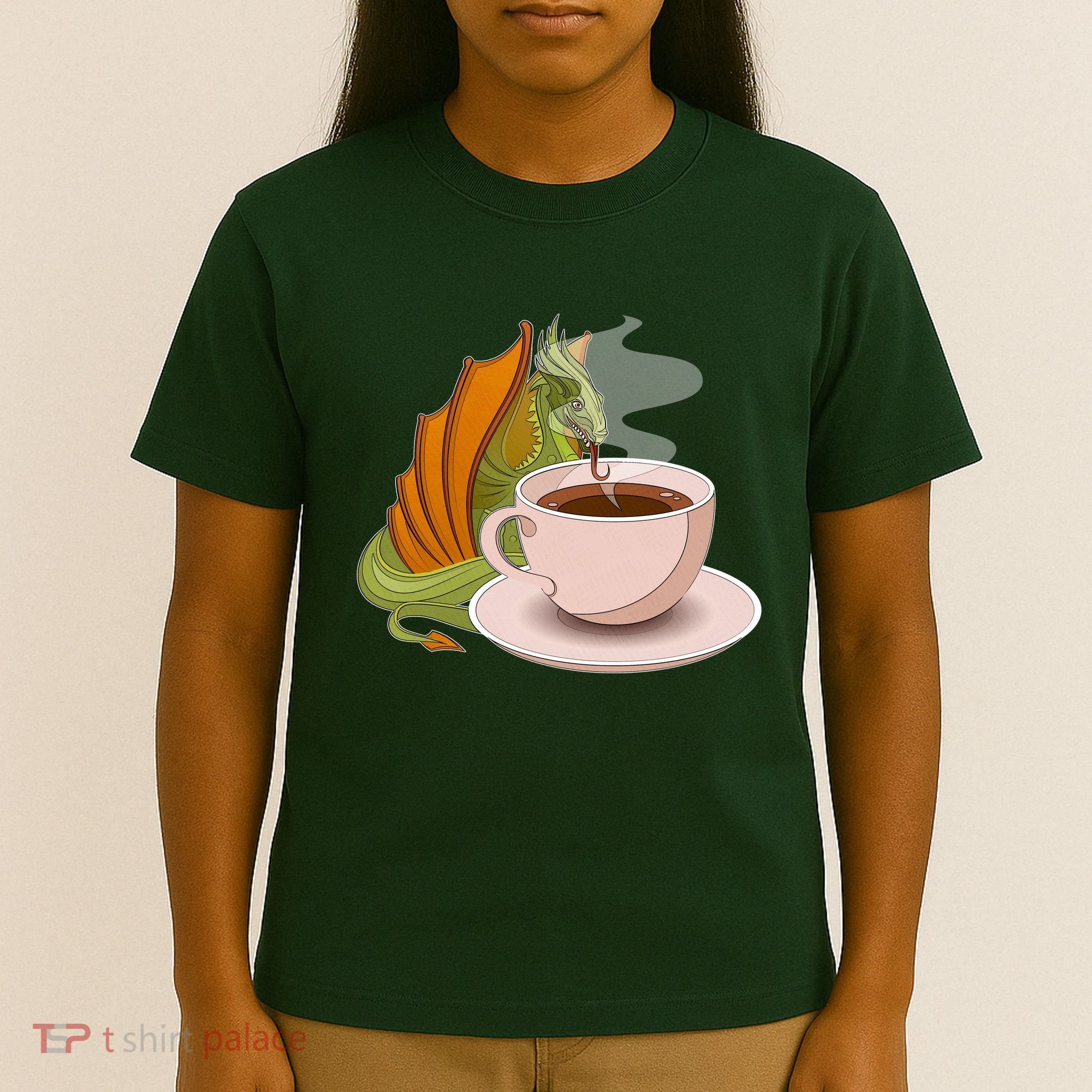 Coffee Caffeine Dragon T-Shirt