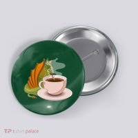 Coffee Caffeine Dragon Button thumb 0