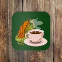 Coffee Caffeine Dragon Coaster thumb 0