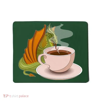 Coffee Caffeine Dragon Mousepad