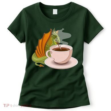 Coffee Caffeine Dragon Women's T-Shirt