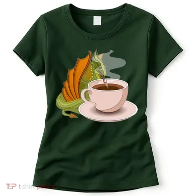 Coffee Caffeine Dragon Women's T-Shirt