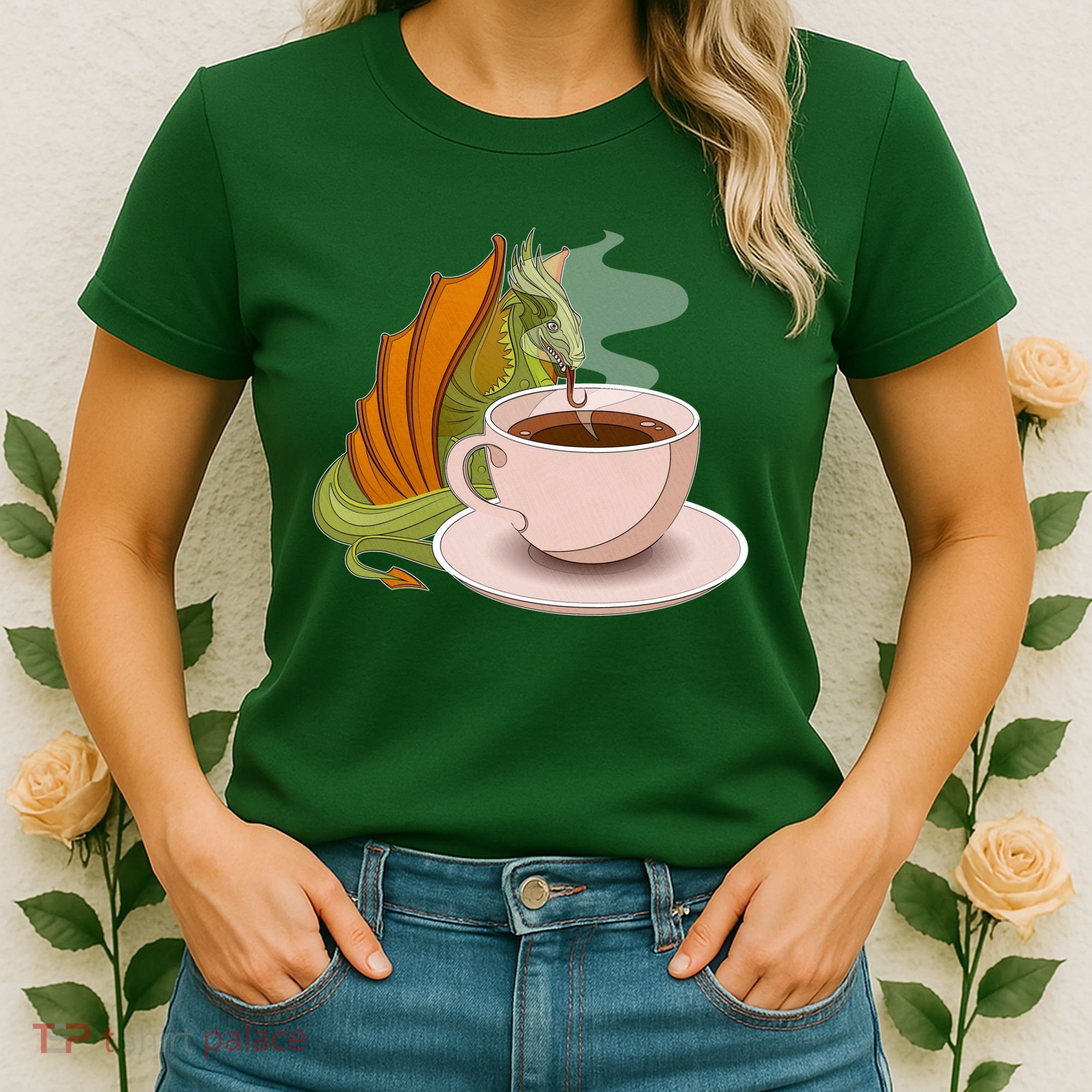 Coffee Caffeine Dragon Women's T-Shirt