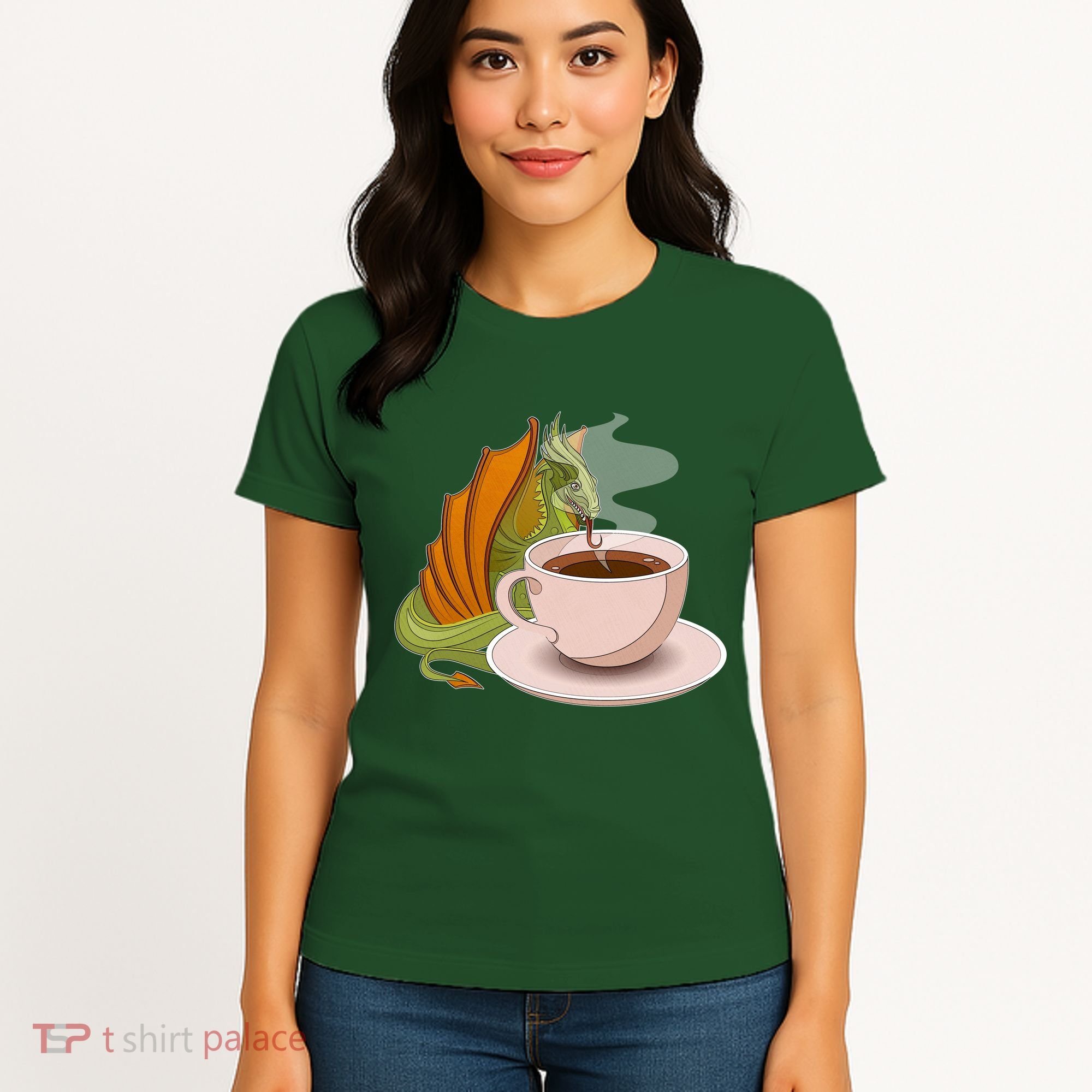 Coffee Caffeine Dragon Women's T-Shirt