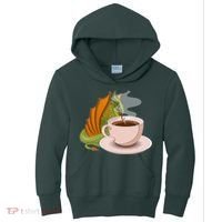 Coffee Caffeine Dragon Kids Hoodie thumb 0