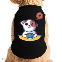 Coffee Cat Hollow Heart Doggie Tank thumb 0