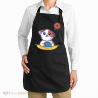 Coffee Cat Hollow Heart Apron thumb 2