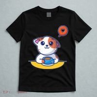 Coffee Cat Hollow Heart T-Shirt thumb 5