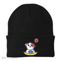 Coffee Cat Hollow Heart Beanie thumb 0