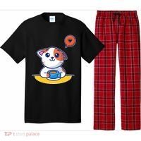 Coffee Cat Hollow Heart Pajama Set thumb 0