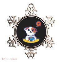 Coffee Cat Hollow Heart Ornament thumb 0
