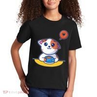 Coffee Cat Hollow Heart Kids T-Shirt thumb 2