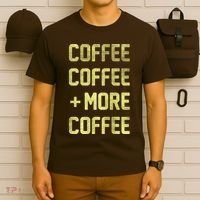 Coffee Coffee and More Coffee T-Shirt thumb 6