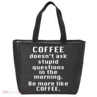 Coffee Doesn't Ask Stupid Questions Tote Bag thumb 0