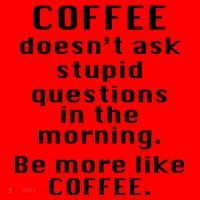 Coffee Doesn't Ask Stupid Questions Santa Hat thumb 1