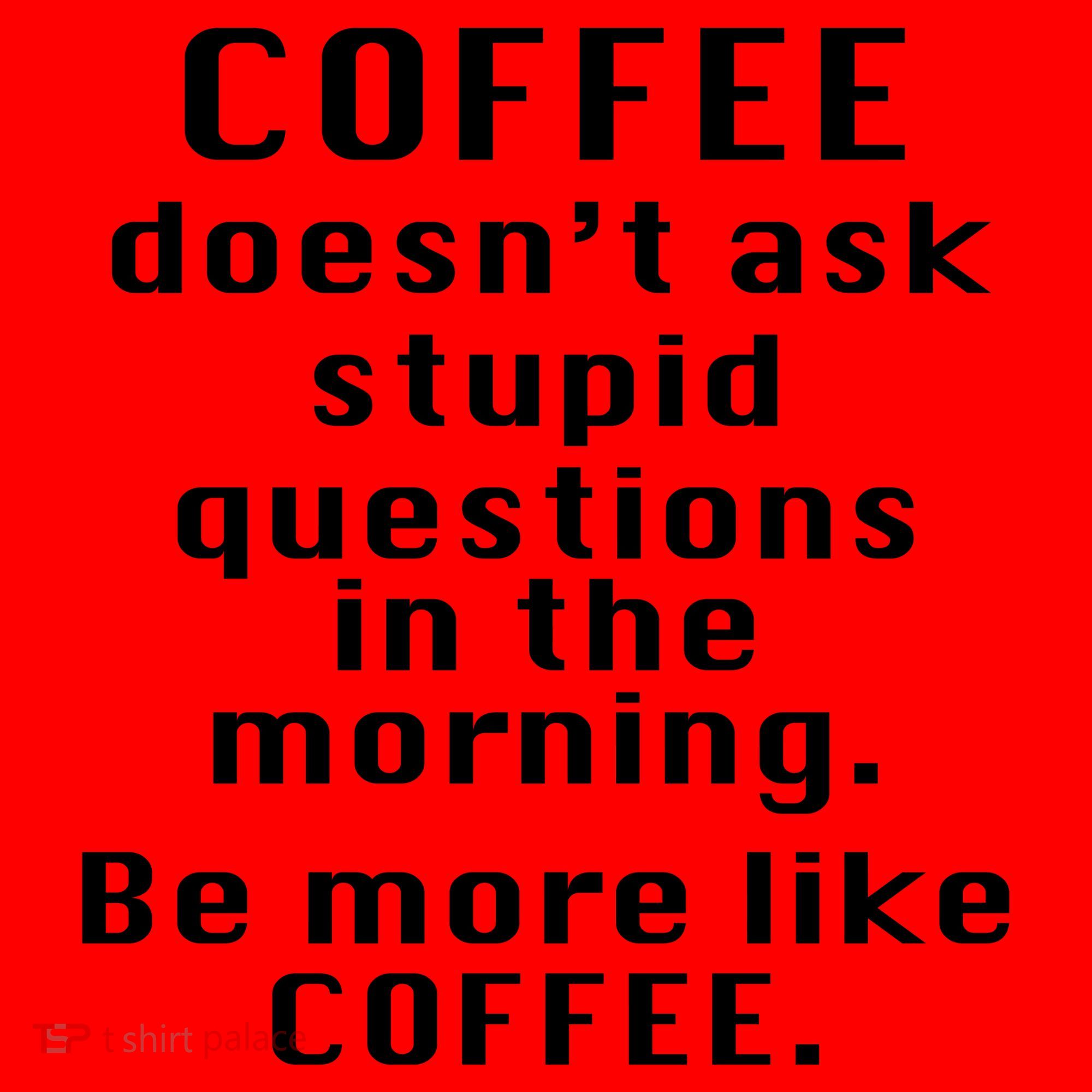 Coffee Doesn't Ask Stupid Questions Santa Hat