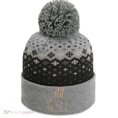 Coffee Element CF The Baniff Cuffed Pom Beanie