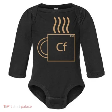 Coffee Element CF Baby Long Sleeve Bodysuit