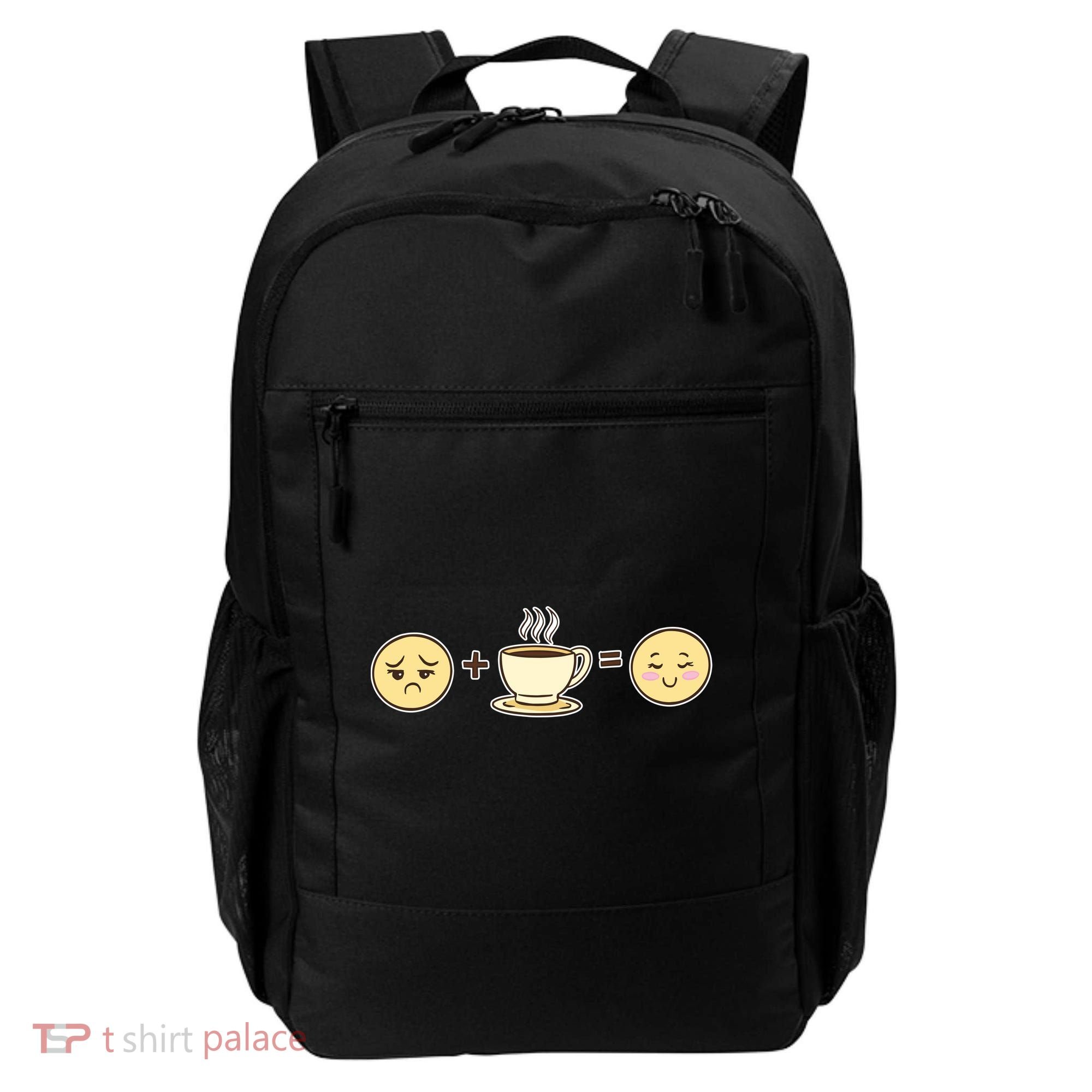 Coffee Emoji Backpack