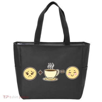 Coffee Emoji Tote Bag