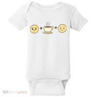 Coffee Emoji Baby Bodysuit thumb 0