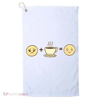 Coffee Emoji Golf Towel