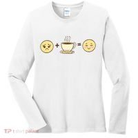 Coffee Emoji Women's Long Sleeve Shirt thumb 0