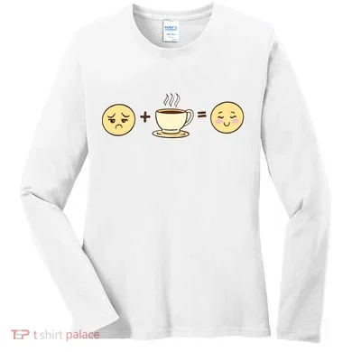 Coffee Emoji Women's Long Sleeve Shirt