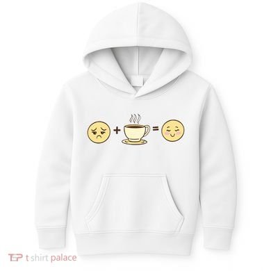 Coffee Emoji Kids Hoodie