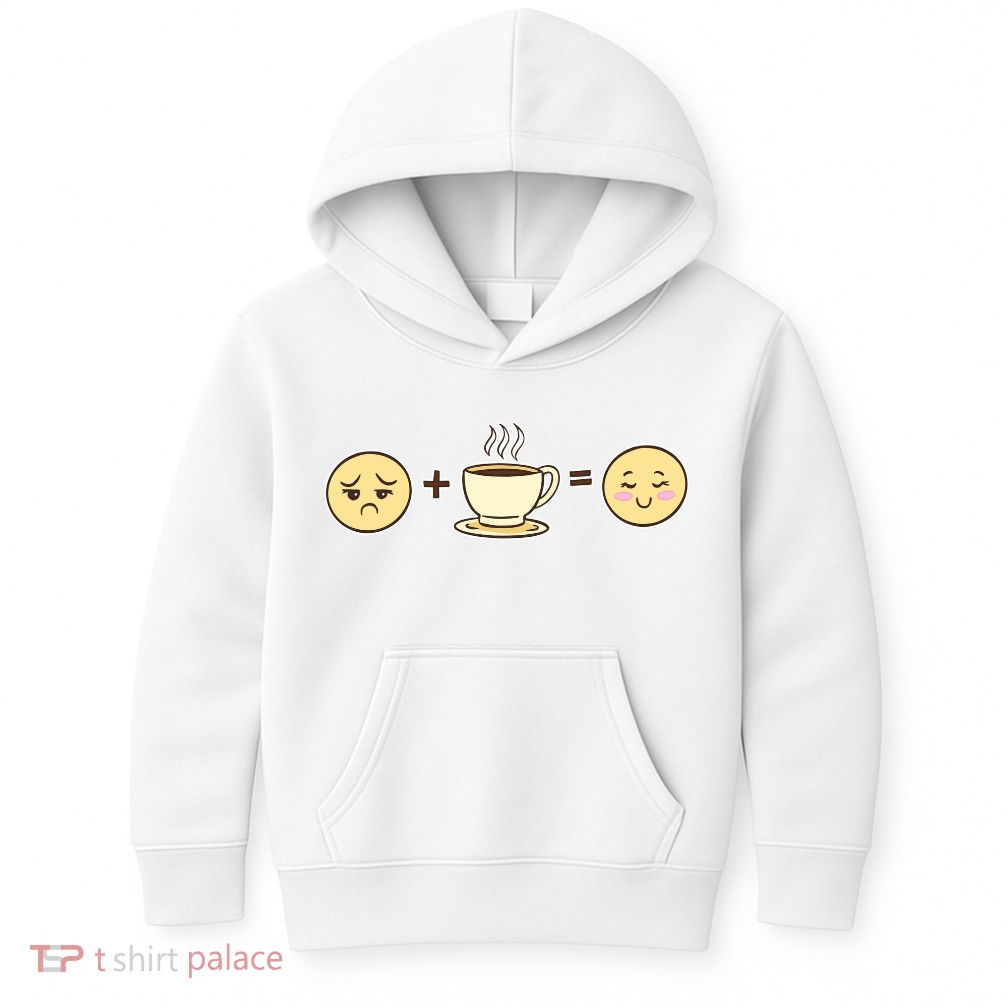 Coffee Emoji Kids Hoodie