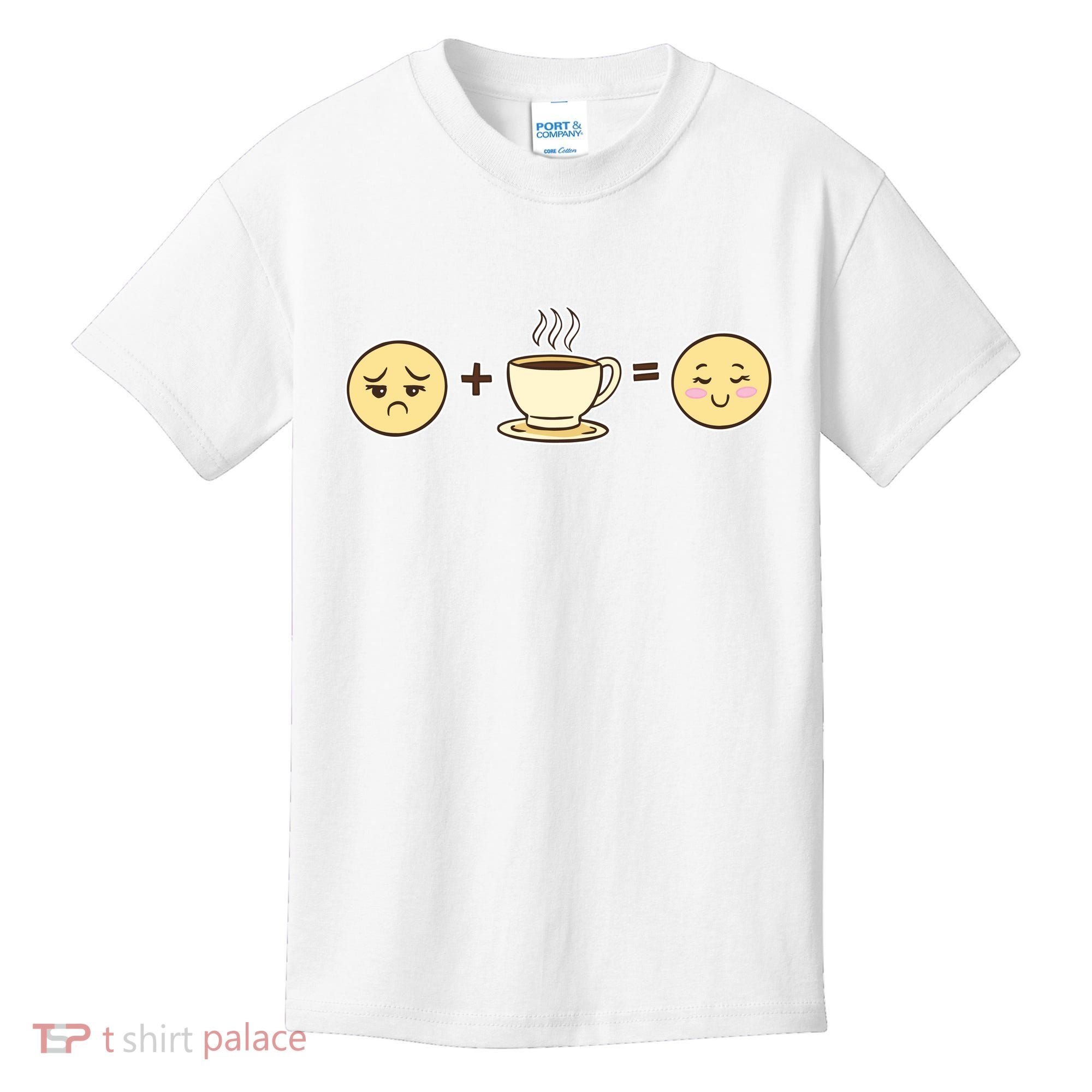 Coffee Emoji Kids T-Shirt