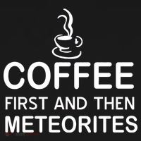 Coffee First And Then Meteorites Backpack thumb 2