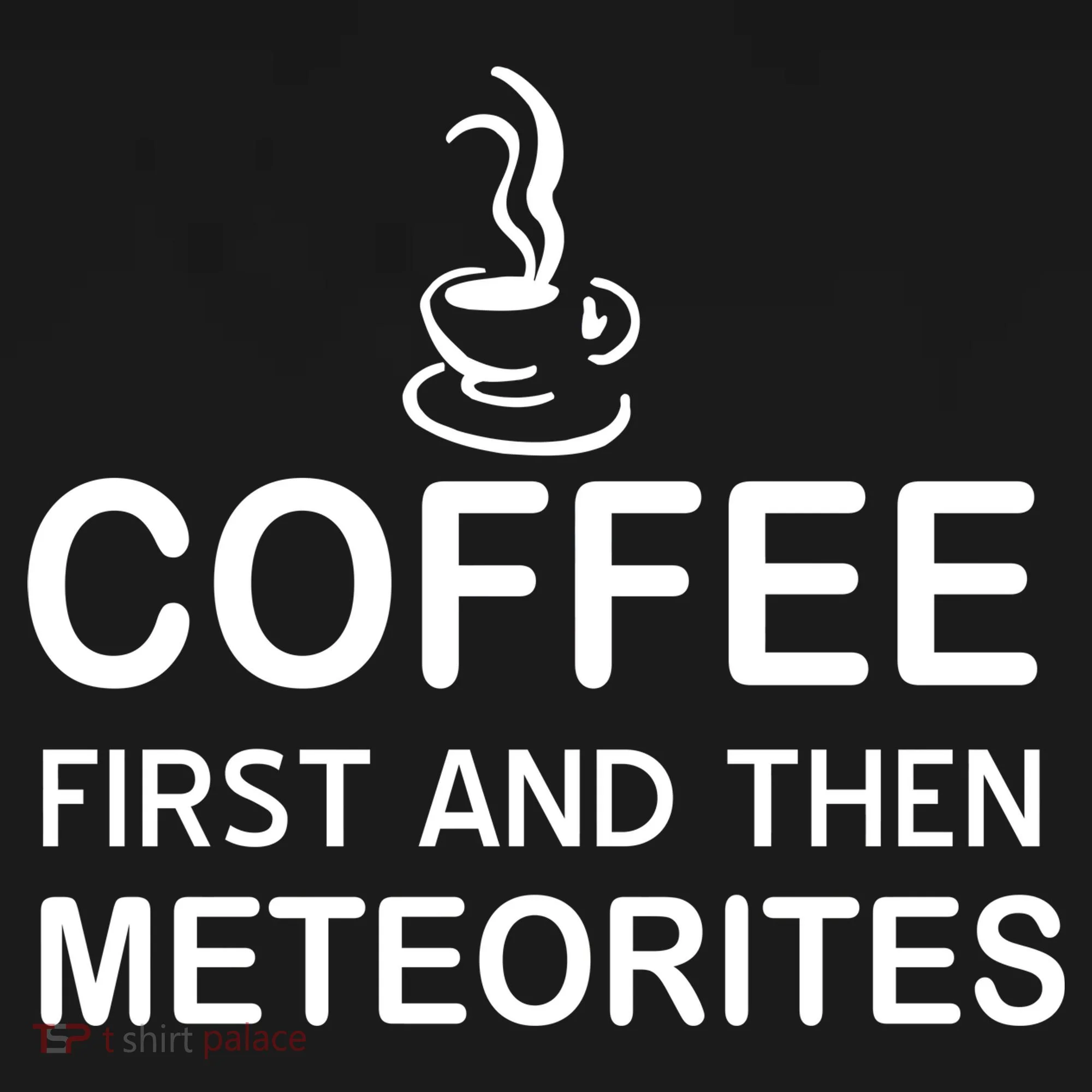 Coffee First And Then Meteorites Bucket Hat
