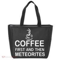 Coffee First And Then Meteorites Tote Bag thumb 0
