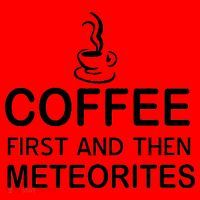 Coffee First And Then Meteorites Santa Hat thumb 1