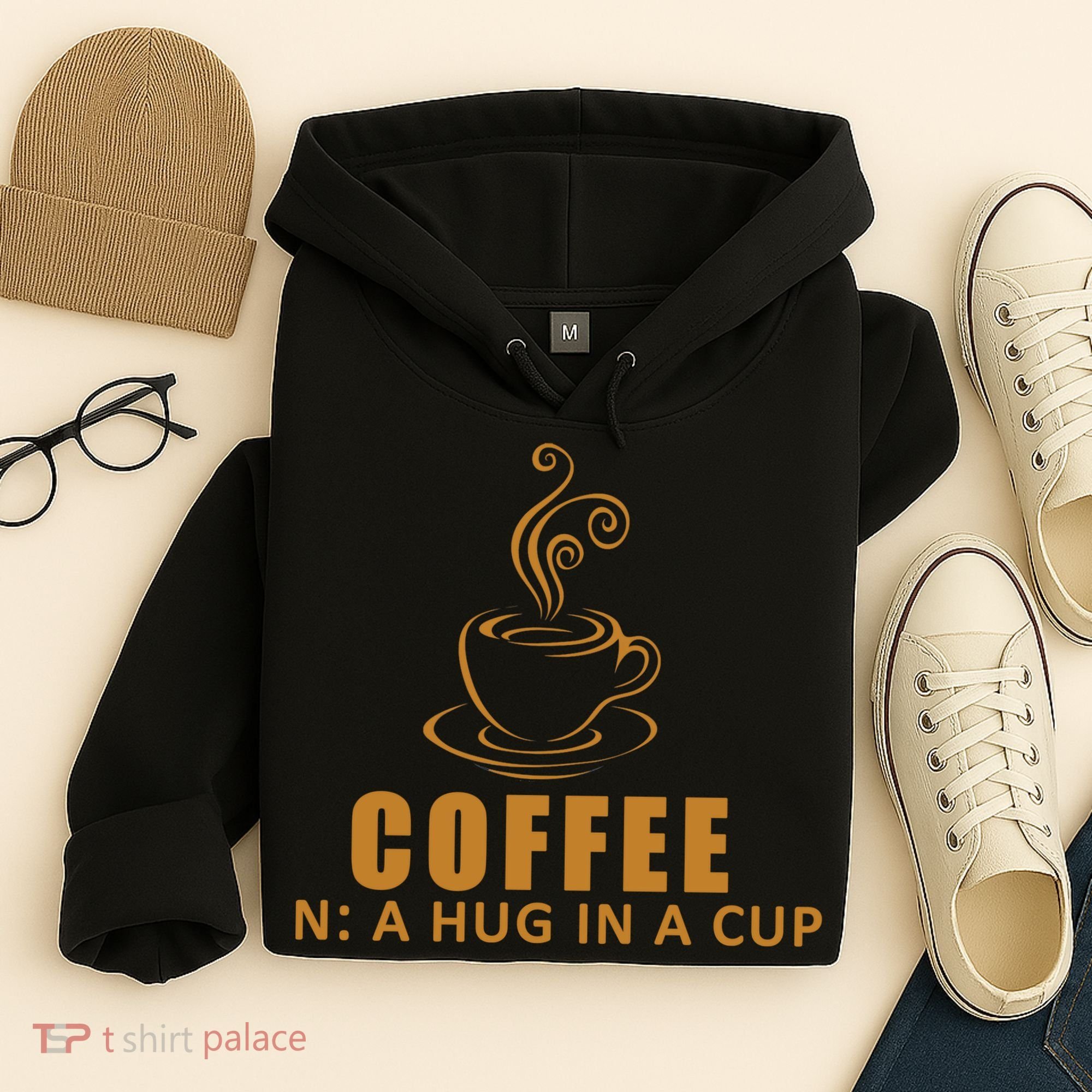 Coffee Hug In A Cup Funny Hoodie